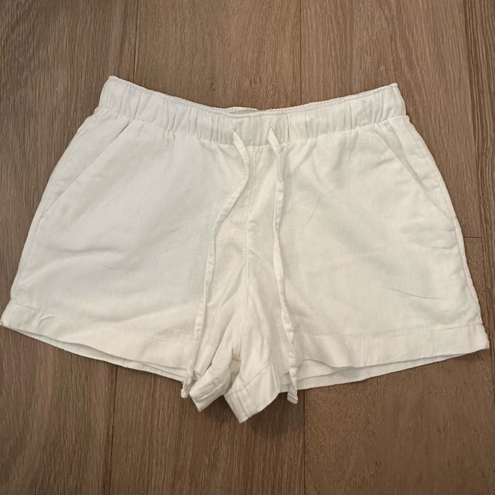 hollister linen shorts